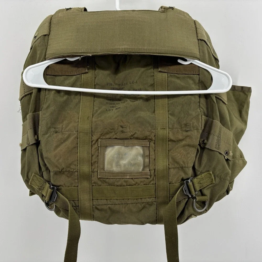 US Army Military LC-1 Medium Combat Field Pack Alice Backpack No Frame Rucksack